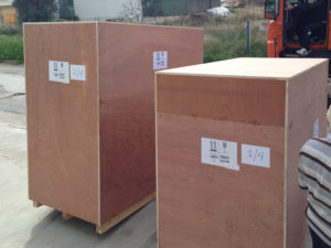 Ξύλινα κιβώτια με φορητά ακτινοπροστατευτικά πετάσματα από την Medical Systems