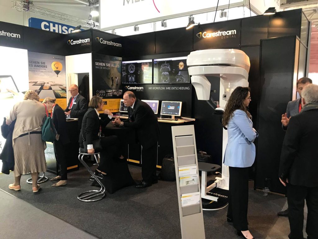 Η Medical Systems στο ECR 2019 στη Βιέννη, άποψη του περιπτέρου της Carestream Dental