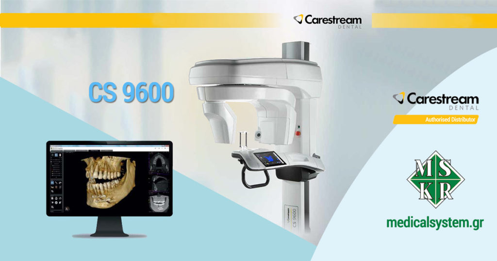 cs9600 ψηφιακό πανοραμικό με κεφαλομετρικό. Διατίθεται από την Medical systems